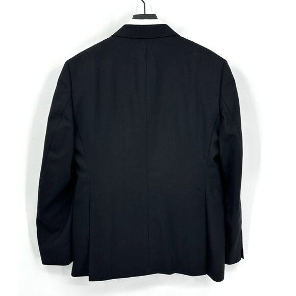 JOE JOSEPH ABBOUD SLIM FIT jacket blazer sport coat super 120s wool black 42R - Picture 5 of 8